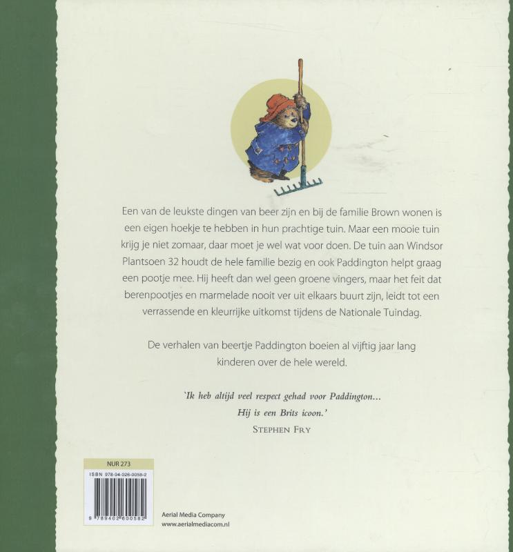 Achterkant van Paddington de tuinman