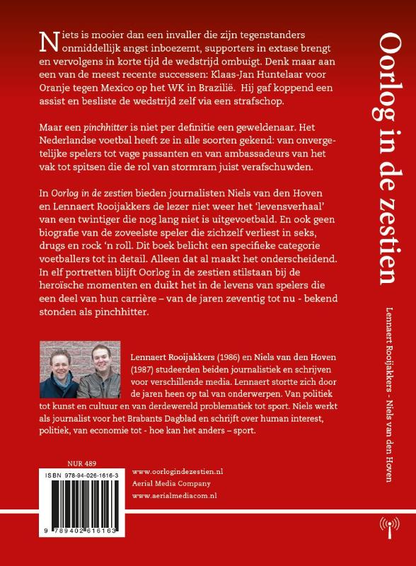 Achterkant van Oorlog in de zestien