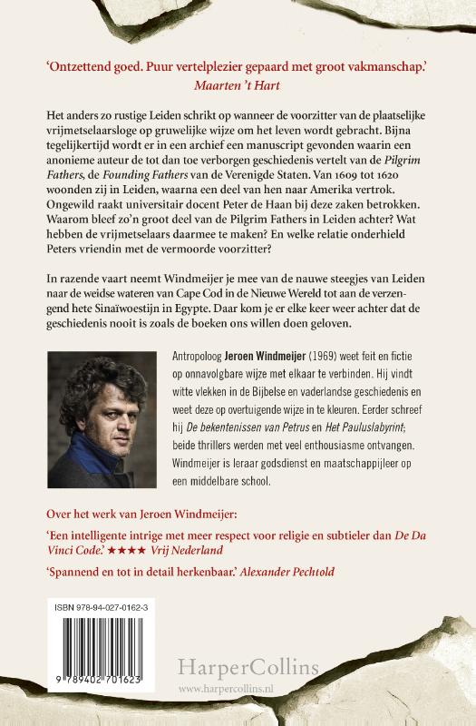 Achterkant van Het Pilgrim Fathers complot