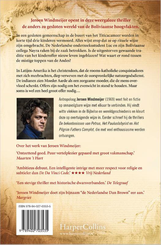 Achterkant van De offers - pakket à 6 ex.