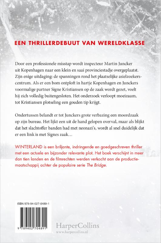 Achterkant van Winterland