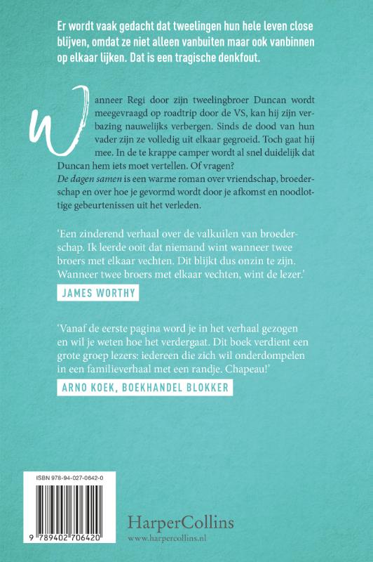 Achterkant van De dagen samen