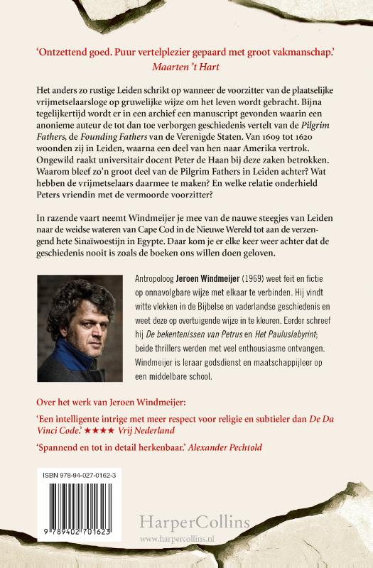 Achterkant van Het Pilgrim Fathers complot