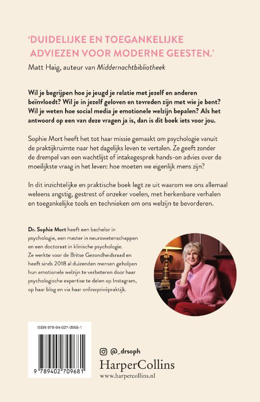 Achterkant van Handleiding hoe mens te zijn