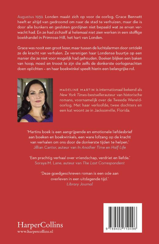 Achterkant van De laatste boekwinkel van Londen