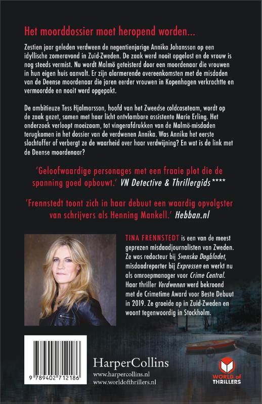 Achterkant van Verdwenen