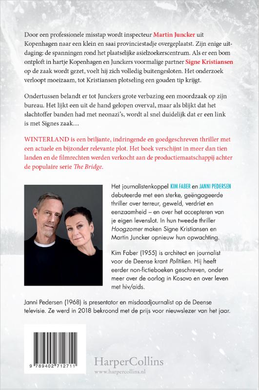 Achterkant van Winterland