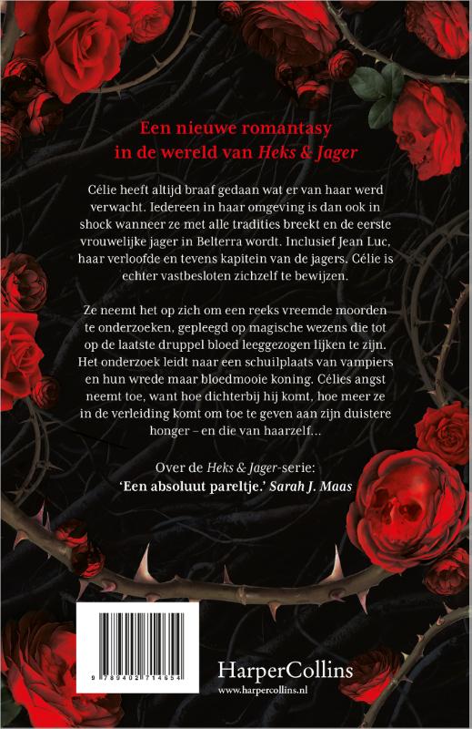 Achterkant van De bloedrode sluier