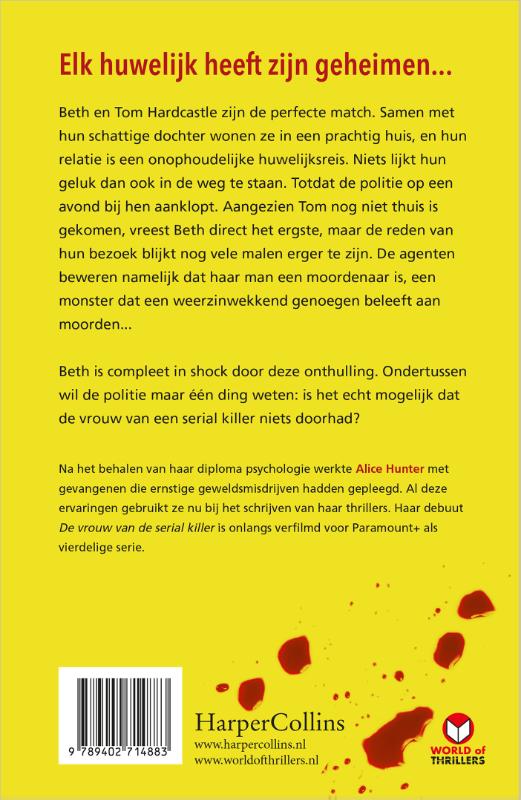 Achterkant van De vrouw van de serial killer