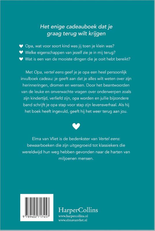 Achterkant van Opa, vertel eens