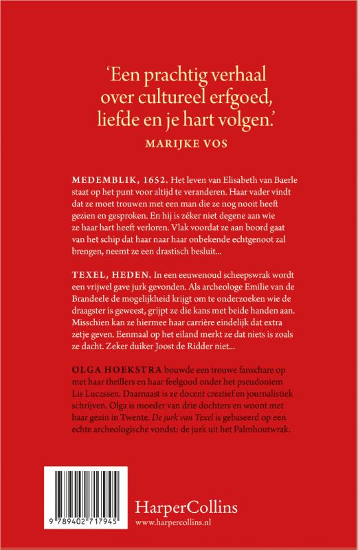 Achterkant van De jurk van Texel