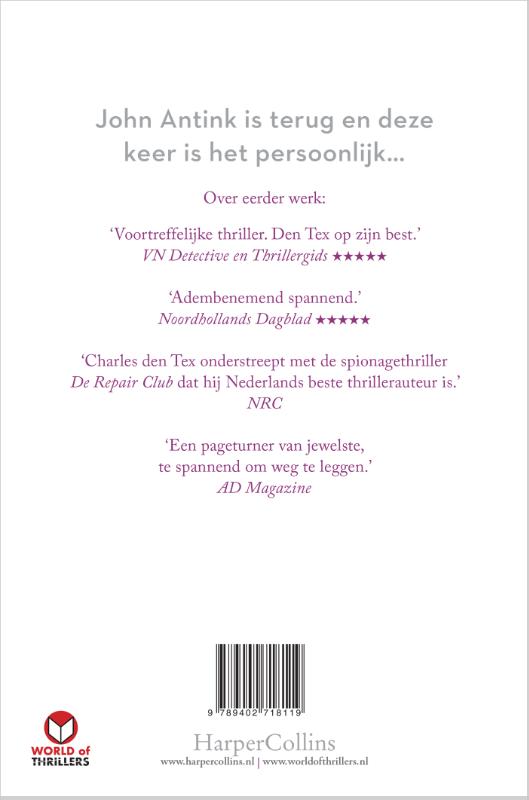 Achterkant van De vergeten spion