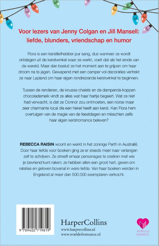 Achterkant van Flora’s reizende kerstwinkel