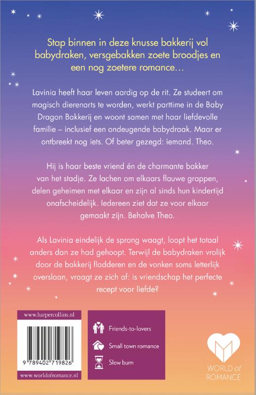 Achterkant van De Baby Dragon Bakkerij