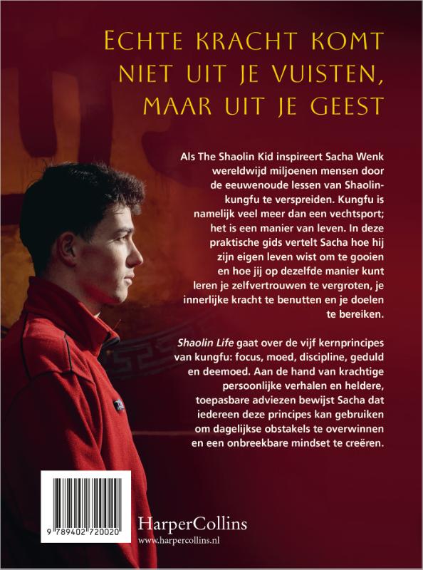 Achterkant van Shaolin Life