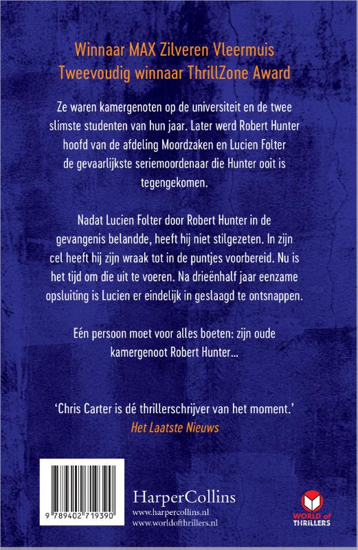 Achterkant van De kamergenoot
