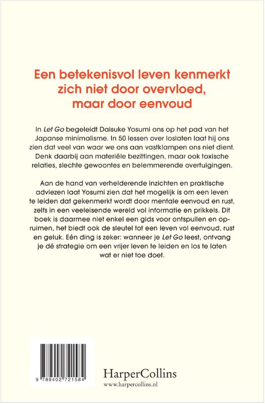 Achterkant van Let Go