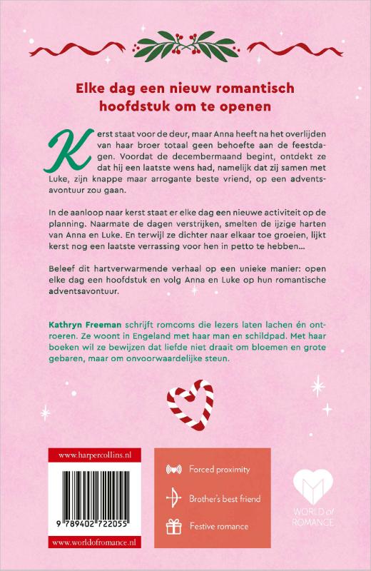 Achterkant van 25 Dates of Christmas