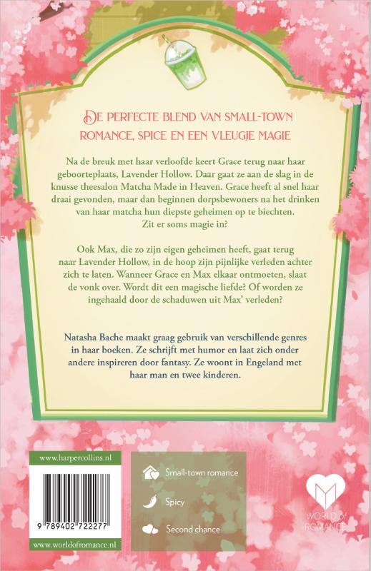 Achterkant van De magische matcha theesalon
