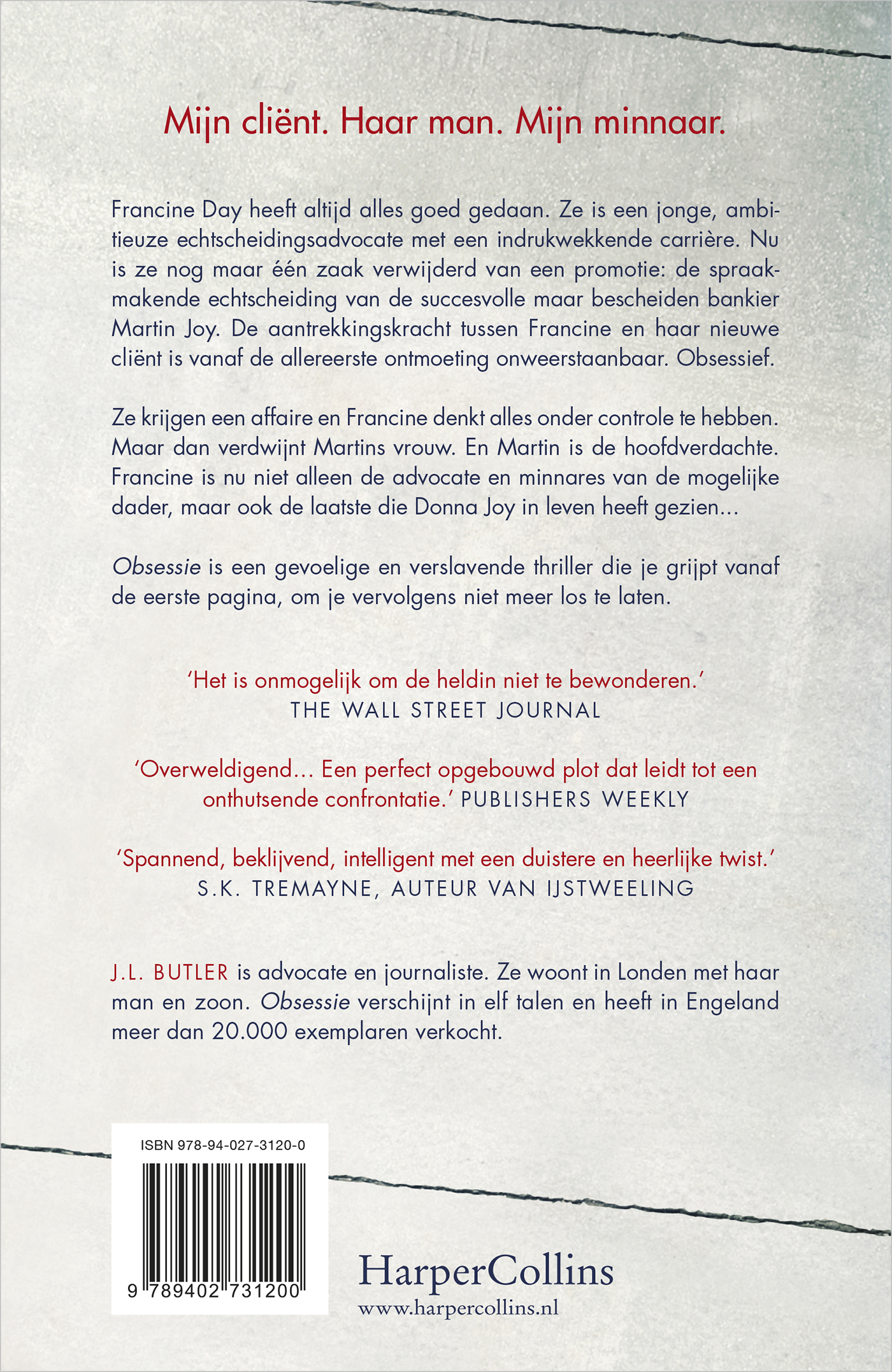 Achterkant van Obsessie