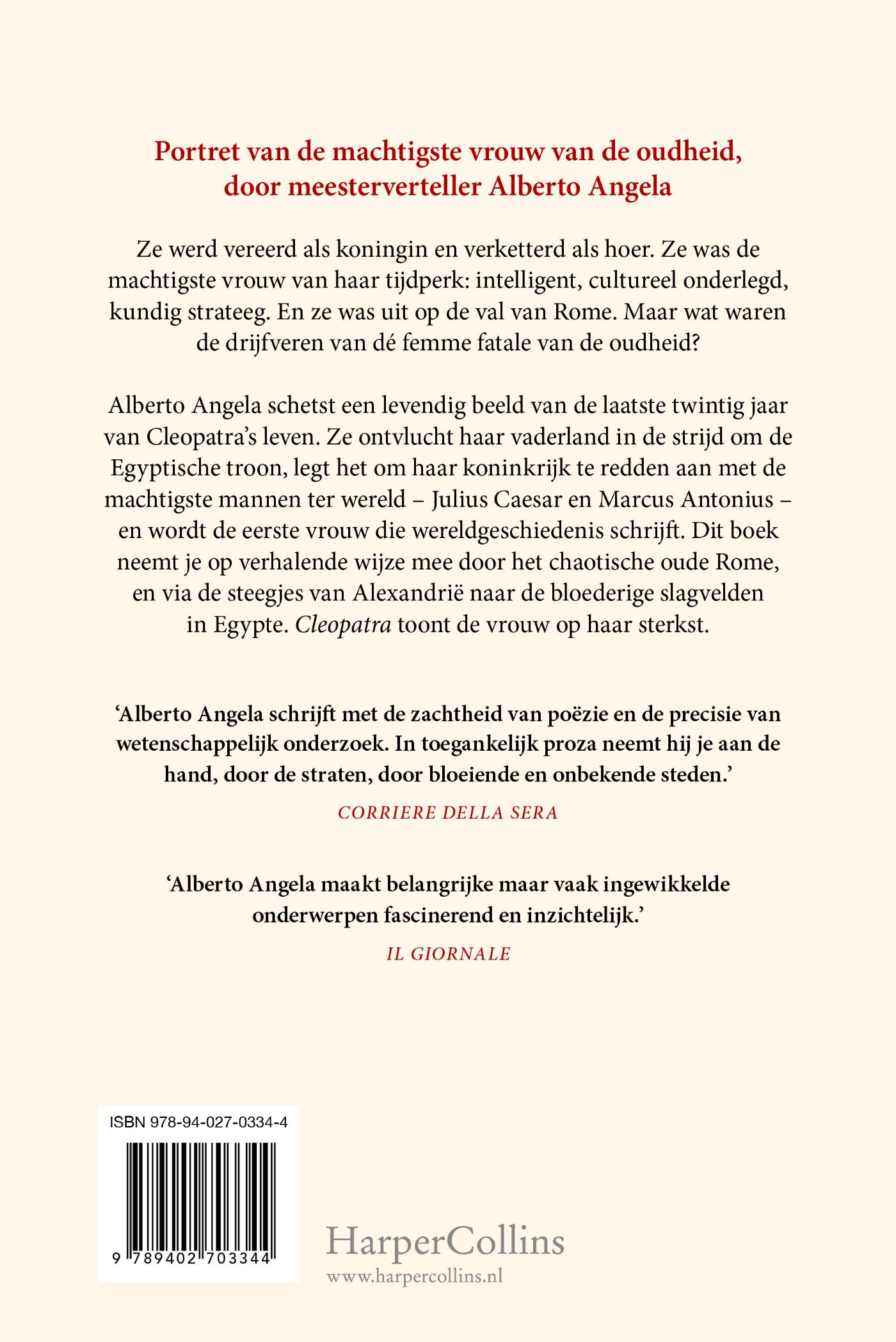 Achterkant van Cleopatra