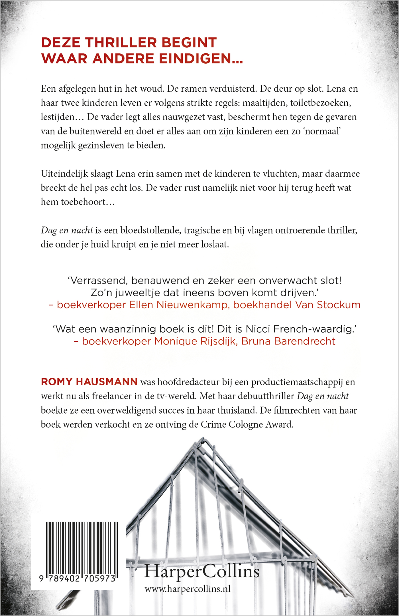 Achterkant van Dag en nacht