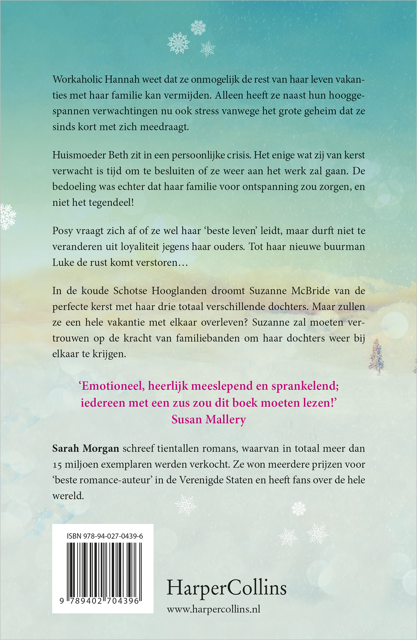 Achterkant van Winter in Schotland