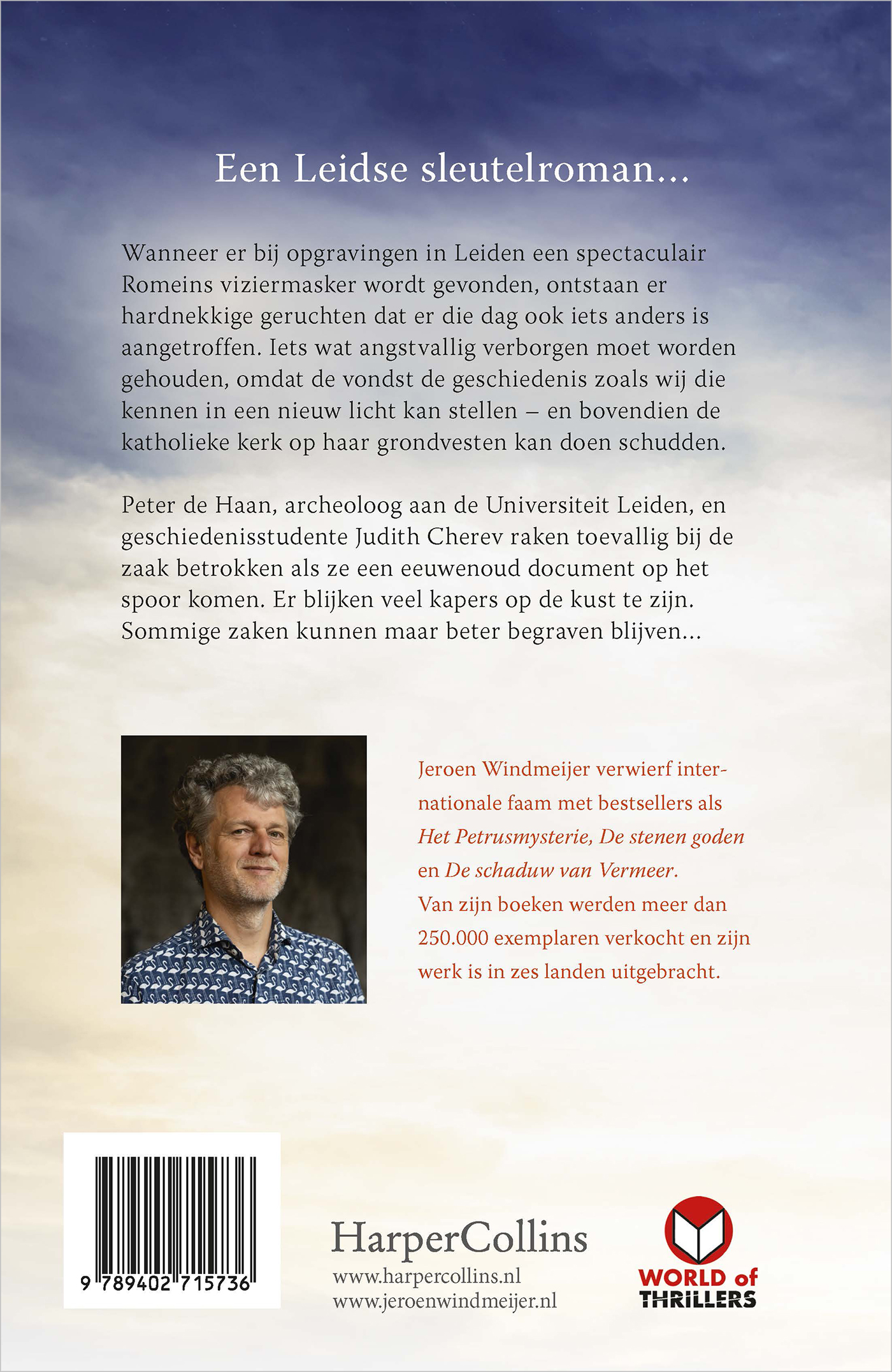 Achterkant van Het Petrusmysterie