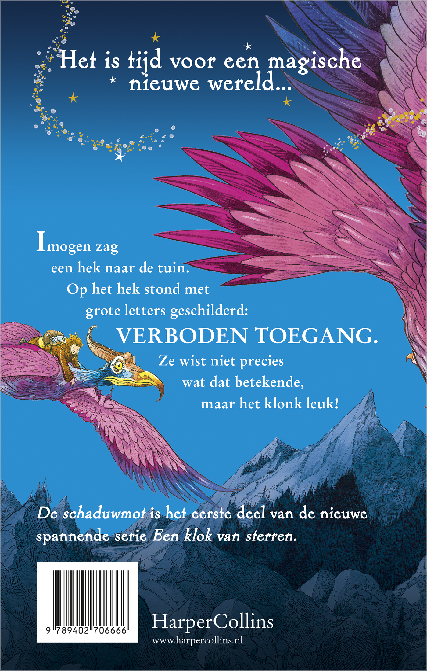 Achterkant van De schaduwmot