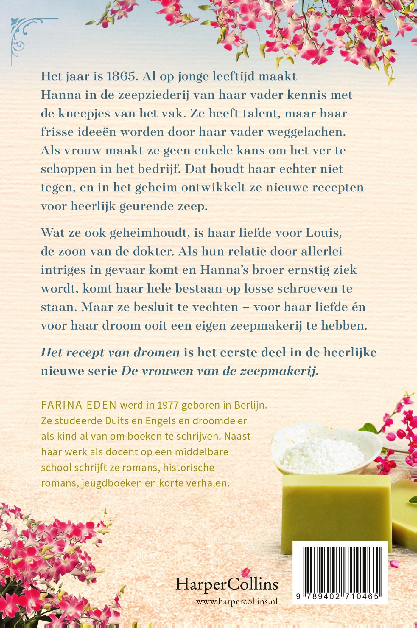 Achterkant van Het recept van dromen
