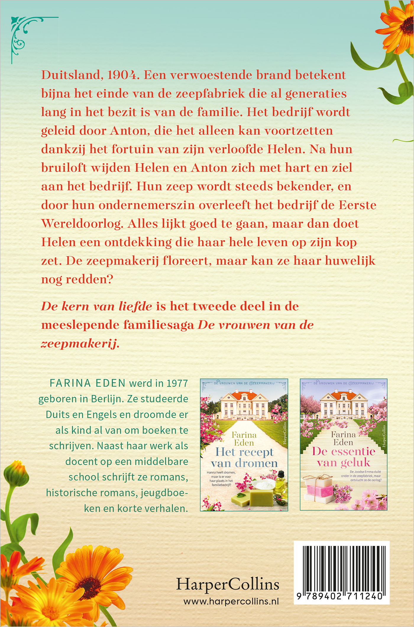 Achterkant van De kern van liefde