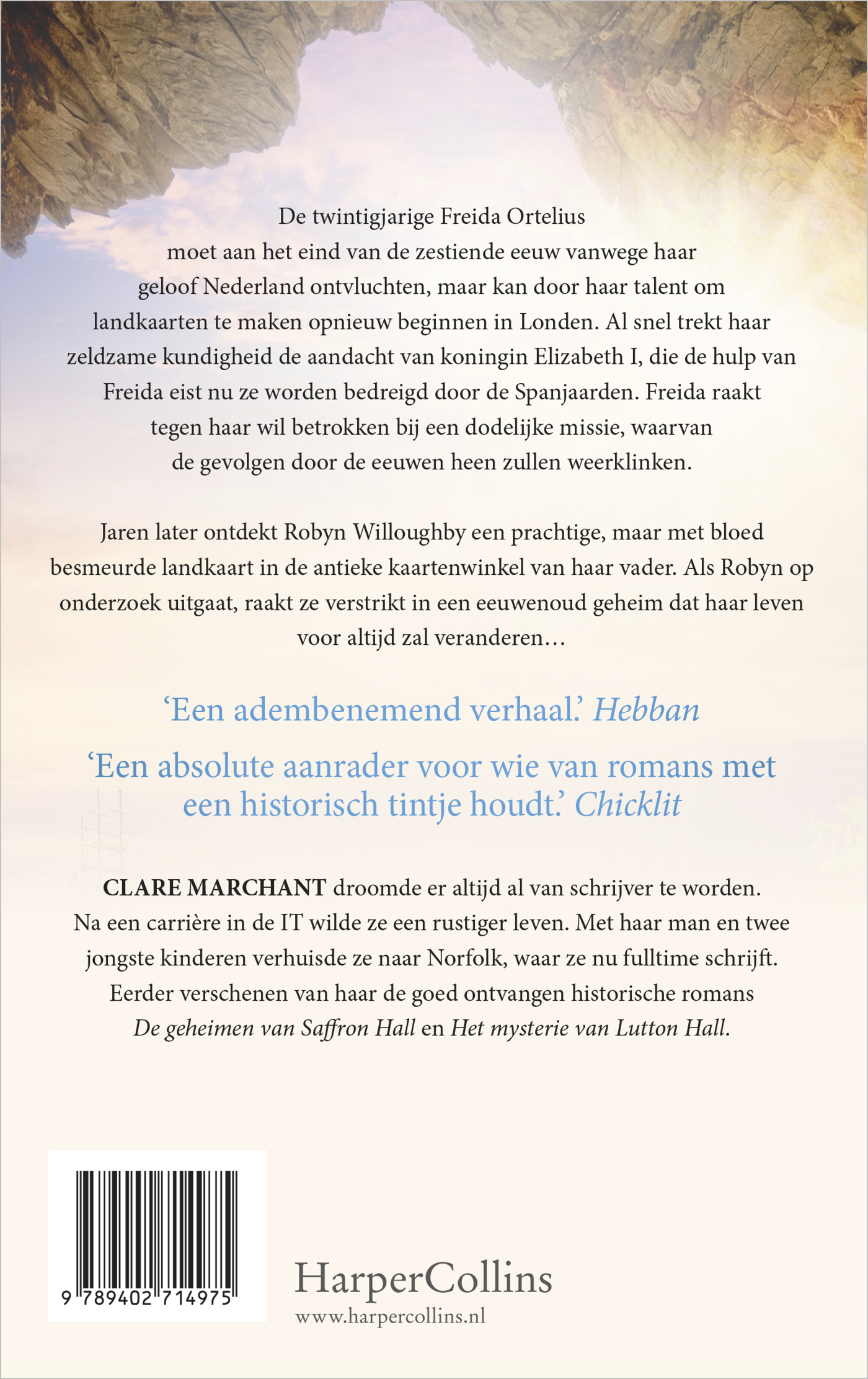 Achterkant van De dochter van de kaartenmaker