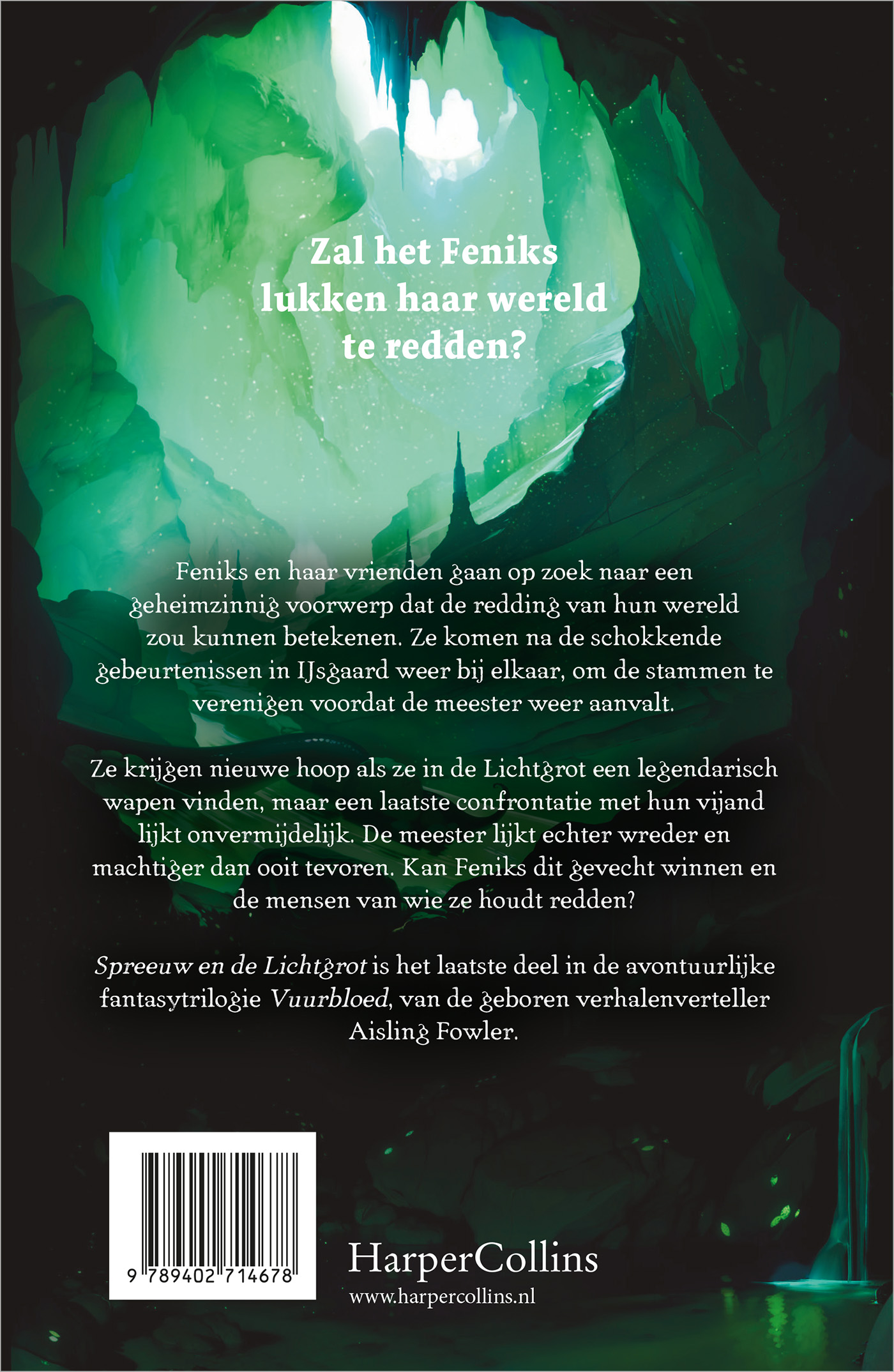 Achterkant van Spreeuw en de Lichtgrot