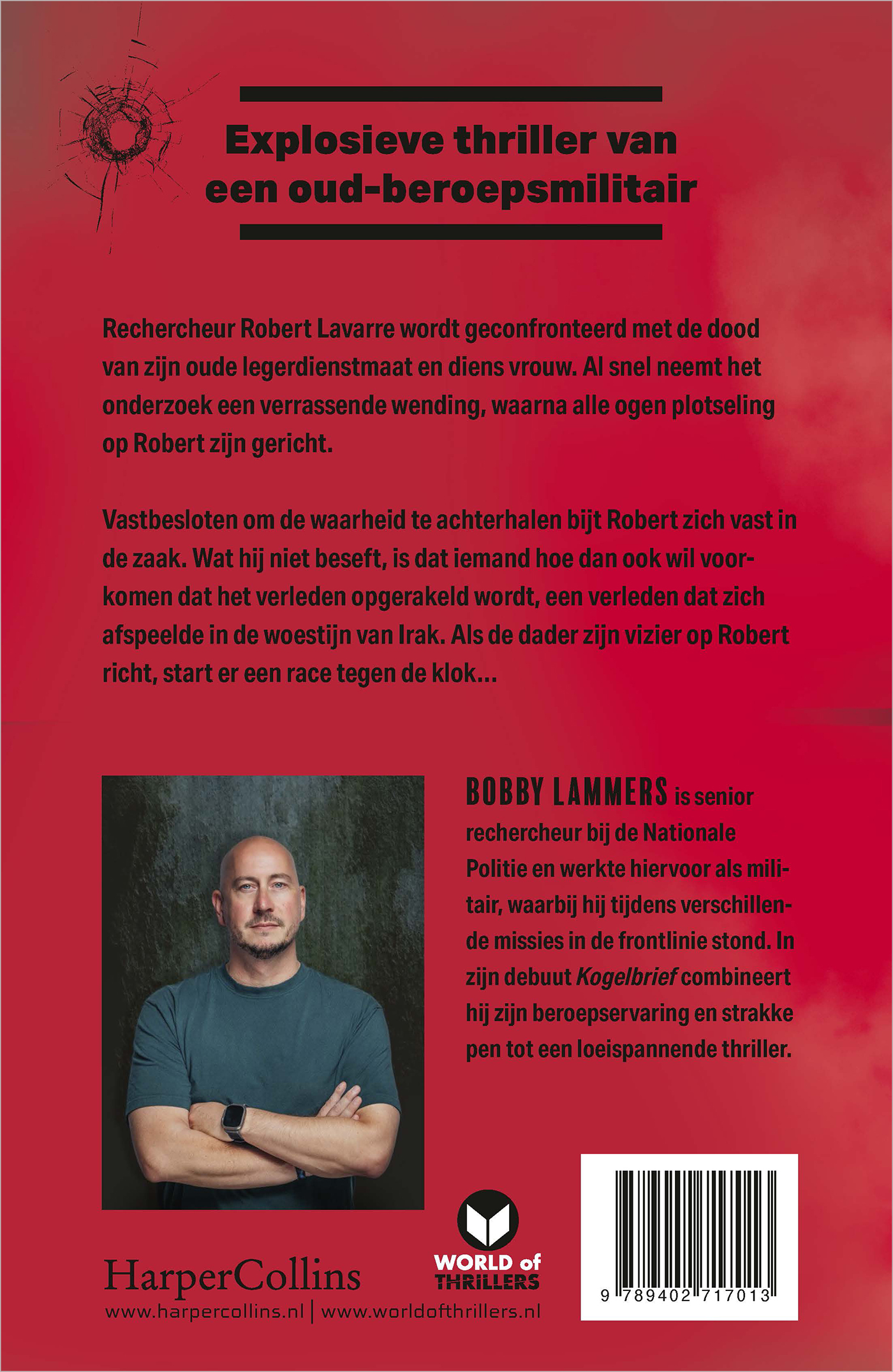 Achterkant van Kogelbrief