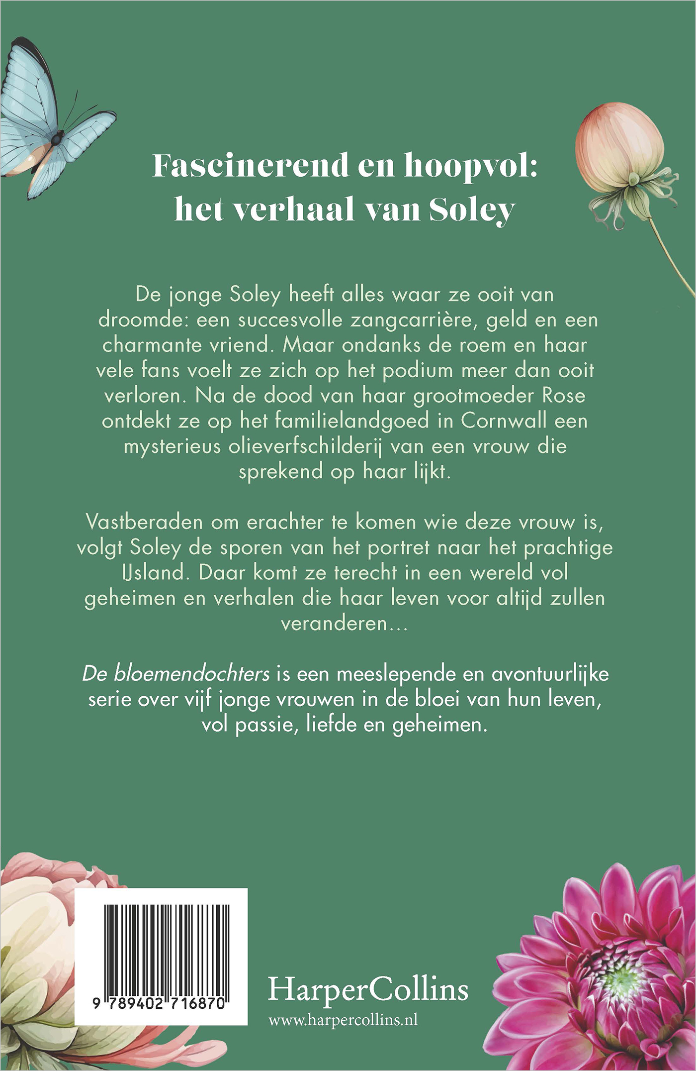 Achterkant van De lentedochter