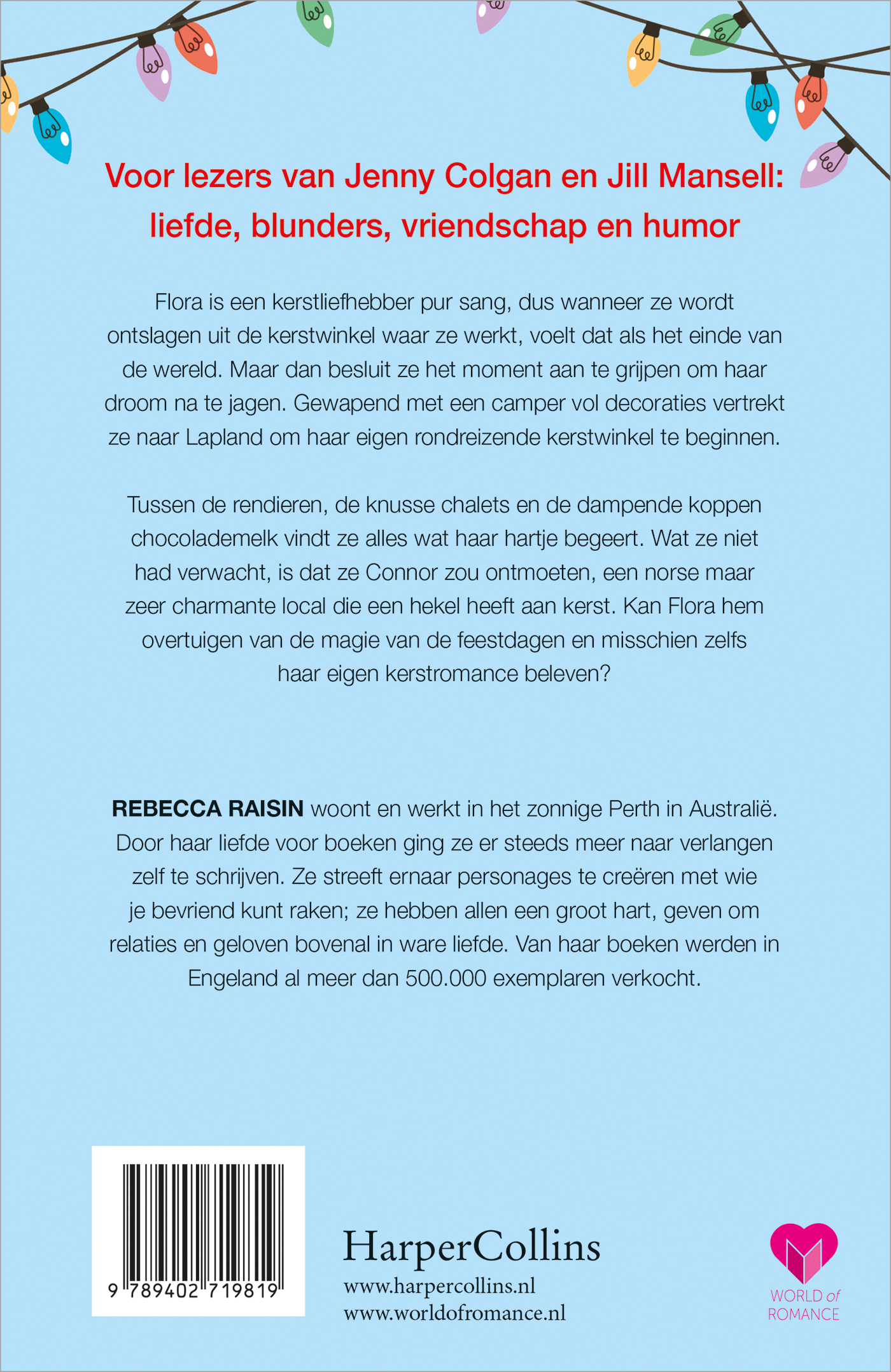Achterkant van Flora’s reizende kerstwinkel