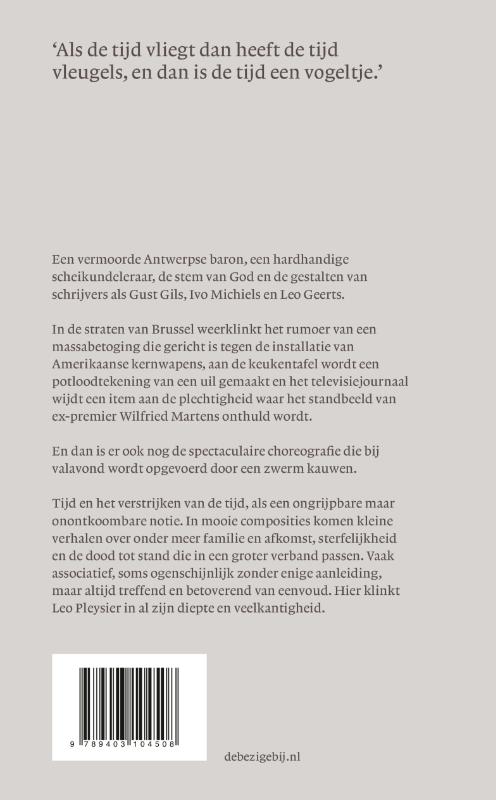 Achterkant van Heel de tijd