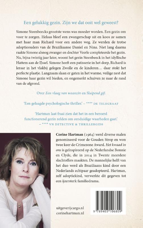Achterkant van Het kwaad in ons