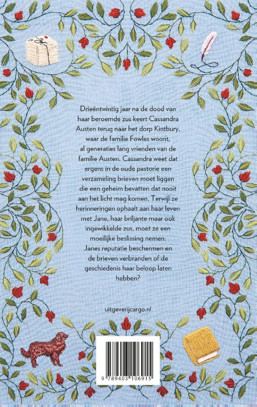 Achterkant van Miss Austen