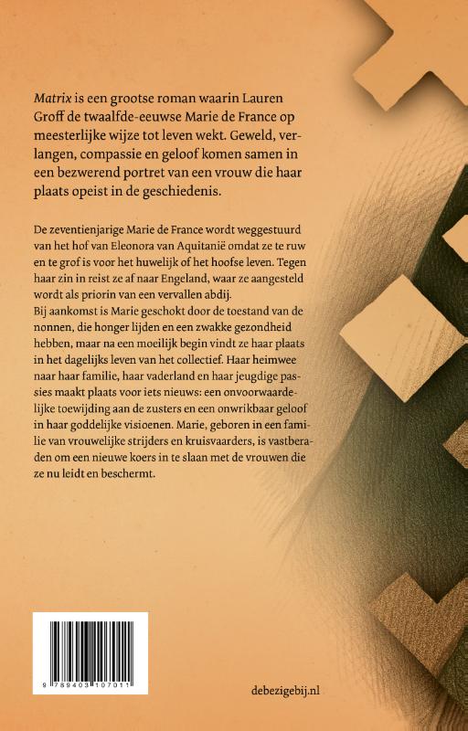 Achterkant van Matrix