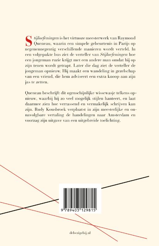Achterkant van Stijloefeningen