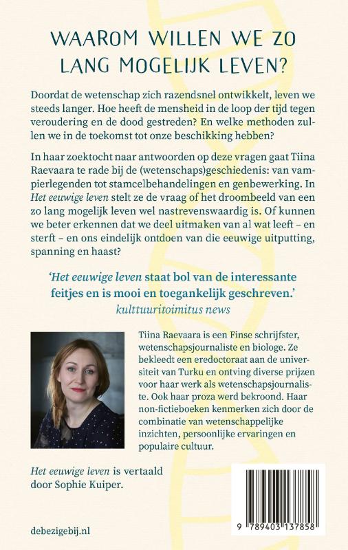 Achterkant van Het eeuwige leven