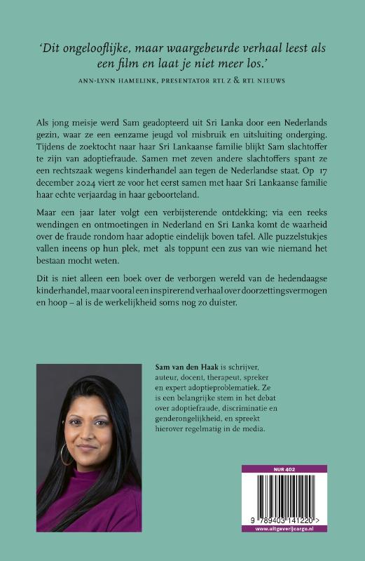 Achterkant van Want DNA liegt niet