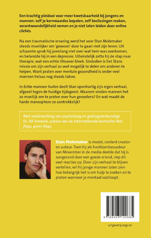 Achterkant van Echte mannen huilen
