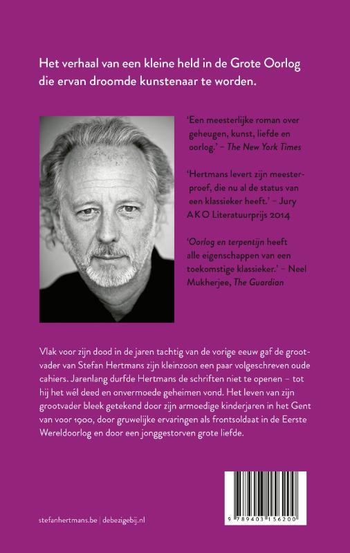 Achterkant van Oorlog en terpentijn