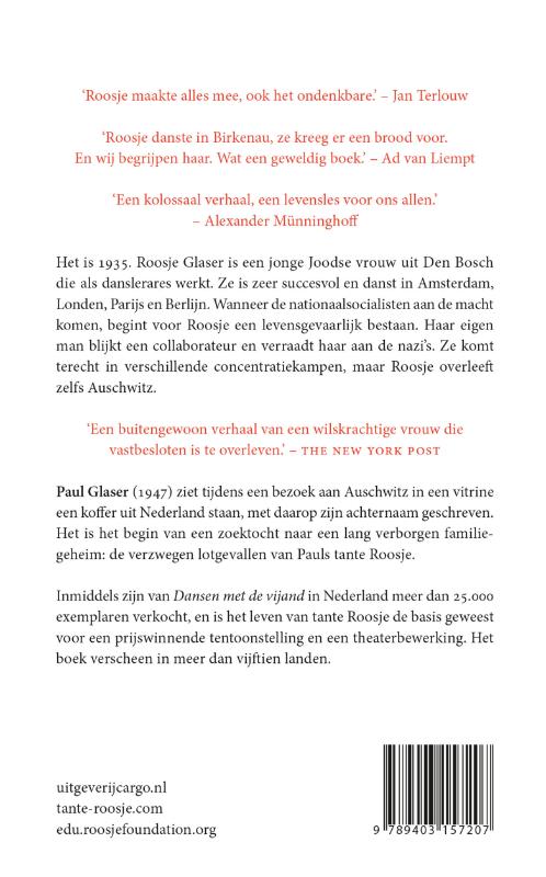 Achterkant van Dansen met de vijand