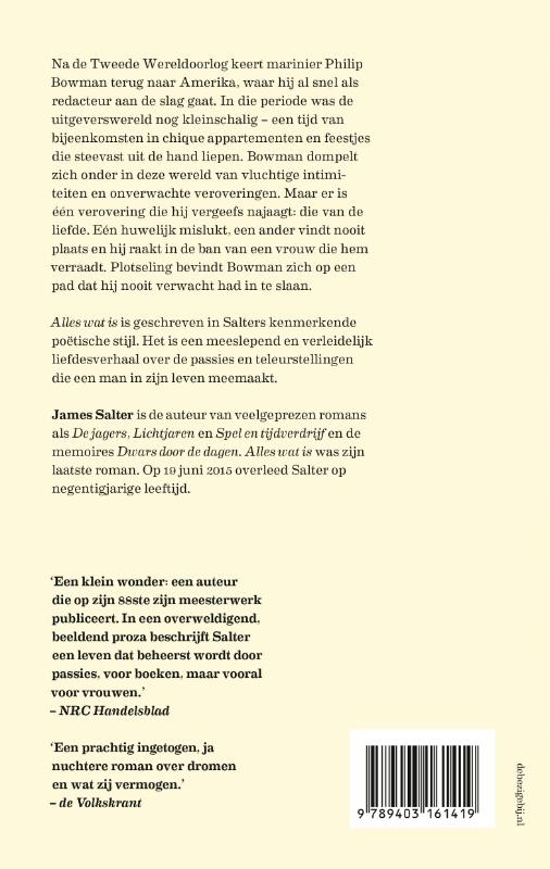 Achterkant van Alles wat is