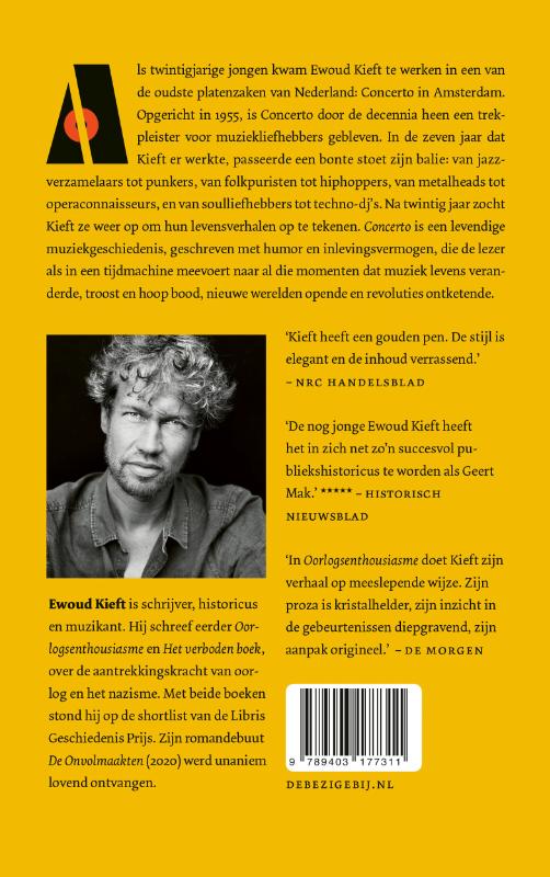 Achterkant van Concerto (special )