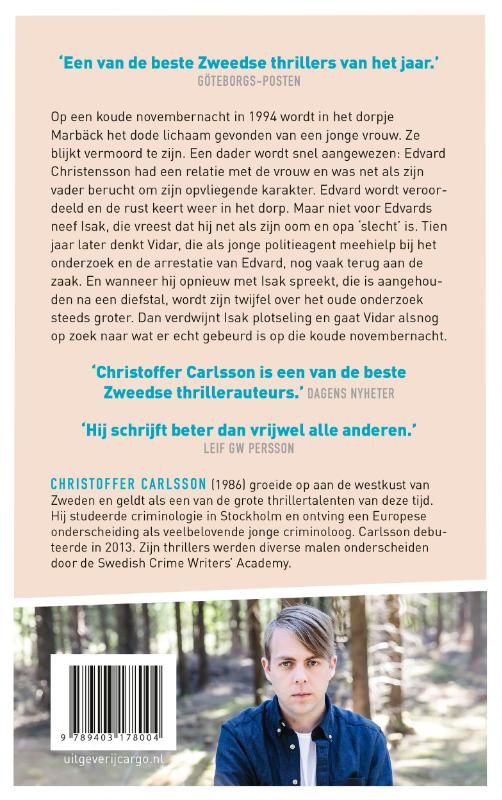 Achterkant van Het voorteken