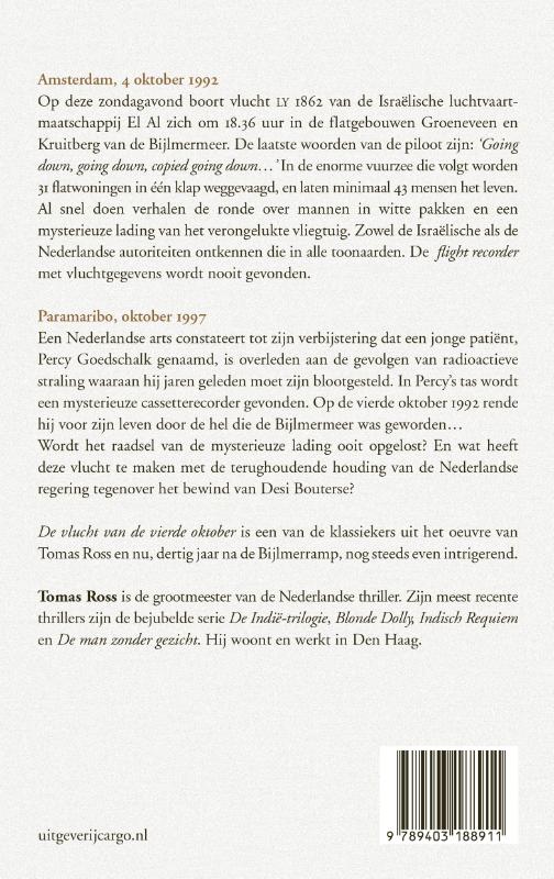 Achterkant van De vlucht van de vierde oktober